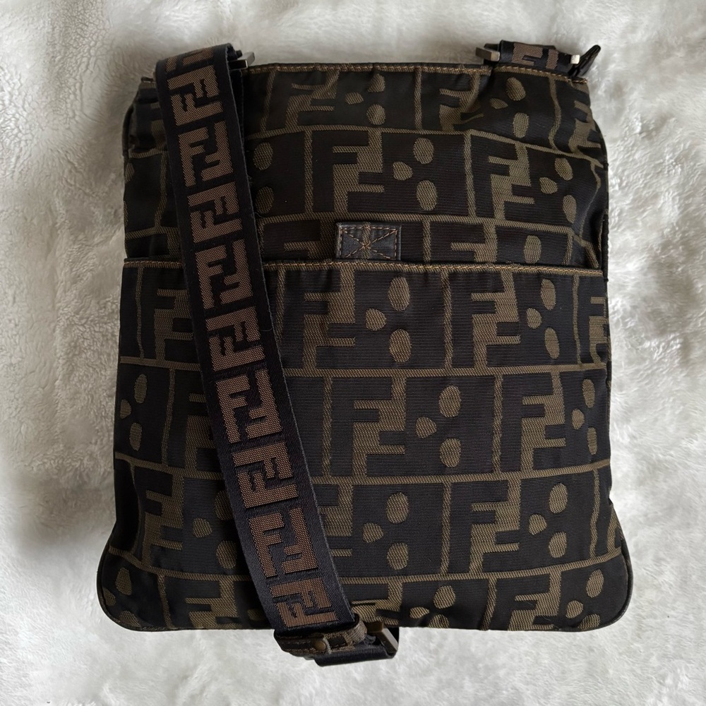🤩 Rare Fendi Zucca Fendi Skull Crossbody Bag